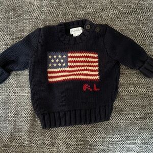 Ralph Lauren The Iconic Flag Sweater 3 months